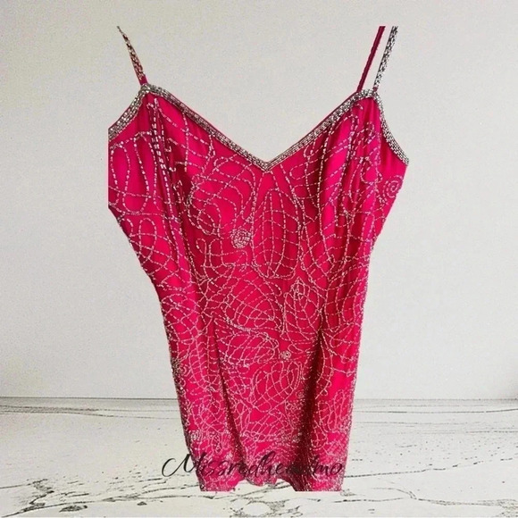 Vintage ~Nite Line~ Sequin Dress - Size 6 - Picture 1 of 6